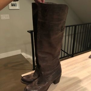 Over the knee Frye boots